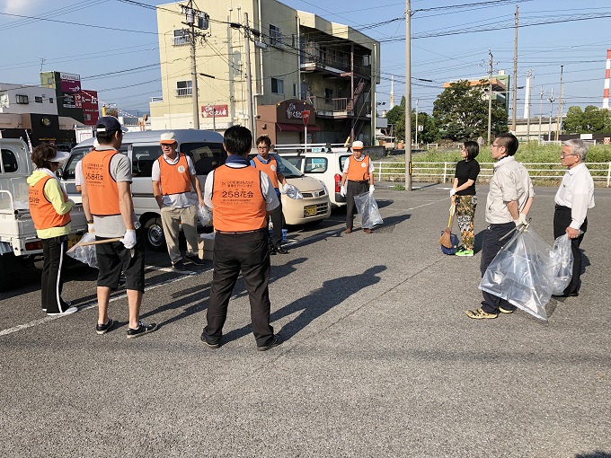 国道258号線のお掃除＆セールのご案内