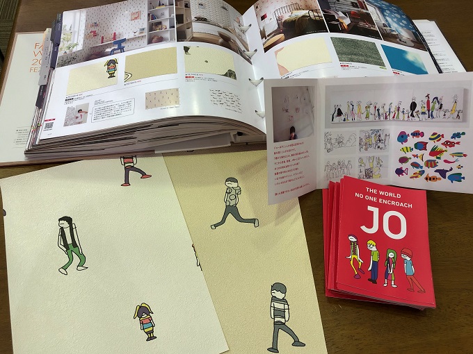 サンゲツのクロスにもなっているJo(ジョー)君の絵